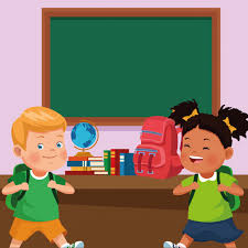 Vector Gratis Volver A La Escuela De Dibujos Animados Para Ninos