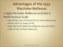 Theories Of Intelligence Ii The Wechsler Scales Psy