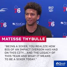 Trae young going downhill is not good for any team, and he did that too much (in game 1), 76ers coach doc rivers said. Nbc Sports Philadelphia Matisse Thybulle On Allen Iverson Facebook