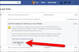 Can this also be friend specific. How To Make All Your Past Facebook Posts More Private
