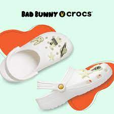 If the shoe you are examining comes from somewhere else, it's fake. 2 Bad Bunny Crocs Real Vs Fake