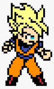 Maybe you would like to learn more about one of these? 8 Bit Super Saiyan Goku Pixel Art Goku Cuadriculado Transparent Png 1200x1200 Free Download On Nicepng