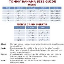 Tommy Bahama Mens Sizing Chart For Shirts Tommy Bahama