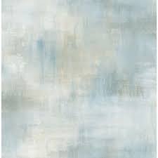 watercolor tonal wallpaper in blue and grey from the l atelier de pari burke decor seabrook wallcoverings