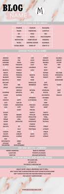 Find a catchy and unique name for your new blog with our blog name generator. Blog Name Ideas Blog Names Instagram Names Slang Words