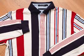 Black And White Striped Long Sleeve Polo Tommy Hilfiger Long Sleeve Rugby Polo Shirt L Thermal Red White Blue Stripes Fashion Clothing Shoes Accessories Mensclothi Polo Shirt Rugby Fashion Shirts