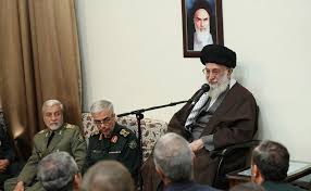 Image result for ‫رهبر انقلاب در دیدار جمعی از فرماندهان ارشد نیروهای مسلح:‬‎