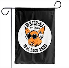 KSHE 95 real rock radio station St. Louis area Garden Flags sold by  LARISABECK | SKU 39774252 | 60% OFF Printerval