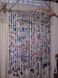 Beaded Window Curtain Or Sun Catcher On Mercari Beaded Curtains Diy Beaded Door Curtains Beaded Curtains