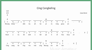 Itu milikku jangan sering diganggu cingcangkeling manuk cingkleng cindeten ingatlah manusia, hati harus. Not Angka Cing Cangkeling Seputar Musik