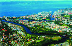 Filmed from mid june to early july.interested in learning norwegian? Aerial View Of Trondheim From The South Showing The Course Of The Download Scientific Diagram