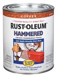 Rust Oleum Stops Hammered Brush On