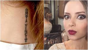 Emilio dantas e fabiula nascimento estrelaram um ensaio para o projeto feito tatuagem. Tatuagem Discreta De Sandy Tem Significado Poderoso Sobre O Amor Veja E Inspire Se Vix