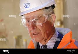 The prince of wales visits the recently constructed lee tunnel to mark the  150th anniversary of london's sewer network at the abbey mills pumping  station in east london hi-res stock photography and