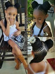 Team this up with a grand dress or even modern western tops for a look suitable face type: Pin By O Symone On Hair Black Little Girl Hairstyles Lil Girl Hairstyles Girls Hairstyles Braids