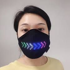 China Linli App Controlled Custom Rolling Message Display Led Light Up Face Mask Flashing Magic Mask For Event And Parties China Light Up Face Mask And Led Light Face Mask Price
