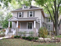 Color Scheme Light On Top Dark On Bottom Square House Plans Exterior House Colors Exterior Paint Colors For House