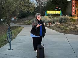 People in Redding gather in support of Ukraine