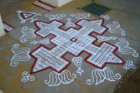 Well it's a harvest festival and people decorate their houses with pongal kolams. Kolam Wikipedia