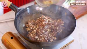 You could save the broth, but it is filled with beef blood and bone bits, so make sure to strain in a super fine kitchen cloth. Ground Beef Bulgogi Recipe Video Seonkyoung Longest
