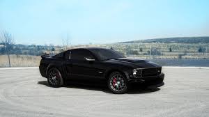 Ford Mustang Gt Black Landscape Red 4k Mustang Gt Ford Car Wallpapers Mustang New Car Wallpaper