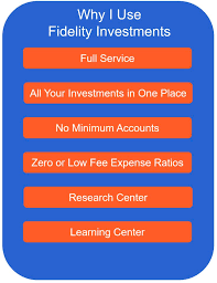 Why I Use Fidelity Investments Investing Personal Finance Cash Management