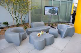 Modern Outdoor Seating At Keep Memory Alive Event Center Las Vegas Designed By Architect Frank Gehry Modern Outdoor Seating Outdoor Furniture Sets Event Center