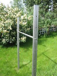 Edelstahl Doppel Turnreck Reckstange 250 Cm Hoch Ebay