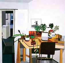 Artist Jonas Wood S Interiors Paintings In 2020 Jonas Wood Interior Wood Interiors