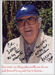 Steve with Gordon Scott, they were life long friends