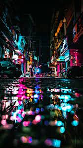 Astromechpunk City Wallpaper Art Wallpaper Street Photography
