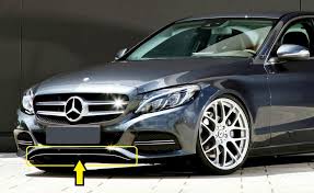 Mercedes C Class W205 Trim For Bumper Stainless Buy In The Online Shop Of Dd Tuning Com