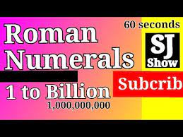 We did not find results for: Roman Numerals 1 To 1 000 000 000 Billion Very Special Symbol To Roman Numerals Youtube