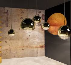 Tom dixon is one of the most original british designers of his generation; Pendant Light Mirror Ball Gold O50cm H48cm Tom Dixon Nedgis Lighting