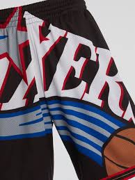 You are looking at a 100% authentic pair of mitchell & ness x just don philadelphia 76ers sixers the shorts are brand new. Philadelphia 76ers 2000 Big Face Shorts Maison B More