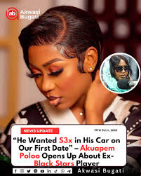 Akuapem Poloo Recounts Disturbing Encounter with Former Black Stars Player  📺 Check Comments Section To Watch Video 👇🏾 Ghanaian actress and  socialite Akuapem Poloo has for the first time opened up about