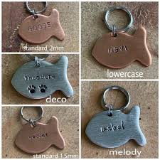 Choose a design & add contact info in case your pet goes missing. Cat Id Tag Cat Tag Custom Cat Tag Small Pet Id Tag Etsy Cat Tags Pet Tags Personalized Custom Pet Tags