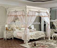 Neo renaissance ii poster canopy bed luxury bedroom furniture set. Elegant New Classical Dainty Princess Wedding White Bed Solid Wood Hand Made Canopy Bed For Bedroom Furniture B21377 Buy Hand Made Canopy Bed Princess Wedding White Bed Antique Bedroom Furniture Product On Alibaba Com