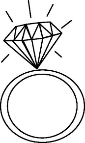 Black And White Diamond Ring Clipart Diamond Engagement Ring Clipart 2 Wedding Ring Drawing Free Clip Art Art Ring
