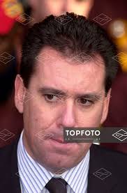 General Secretary of the Fire Brigades Union (FBU) Andy Gilchrist after  giving a press statement outside