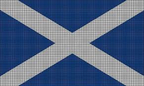 The design of the saltire is quite simple … Scotland Flag Crochet Pattern Cgfl 103691 Crochet Patterns Pattern Afghan Crochet Patterns