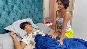 Juliana Palvin - My little Stepsister Wakes me up with a Delicious Blowjob