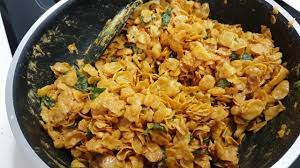 ️ kemudian, masukkan daun kari dengan batangnya sekali. Salted Egg Yolk Corn Flakes Recipe Simple Easy Delicious Youtube