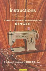 Singer 239 Sewing Machine Instruction Manual Sewing Machine Instructions Sewing Machine Manuals Sewing Machine