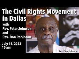 UUCOC Sunday Service, July 16, 2023: The Civil RIghts Movement in Dallas