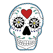 This will be the nose. Skull Flower Clipart Skull Drawing Face Transparent Clip Art
