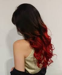 And should i dye part of my side bangs? 30 Flattering Red Ombre On Black Hair Ideas 2020 Trends