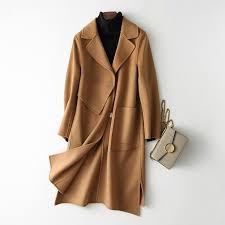 The stylish yet versatile coat. 2020 Spring Autumn Women Wool Coat Long Fashion Camel Sided Wool Female Jacket Winter Coats Woman Outerwear 38031 Yq1479 Wool Blends Aliexpress