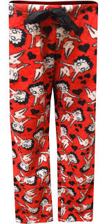 Betty Boop Signature Red Plush Plus Size Lounge Pants