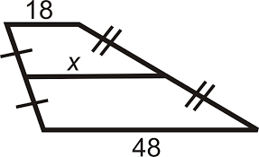 The length of the midsegment of trapezoid is half the sum of the lengths of the two parallel sides. Trapezoids Ck 12 Foundation